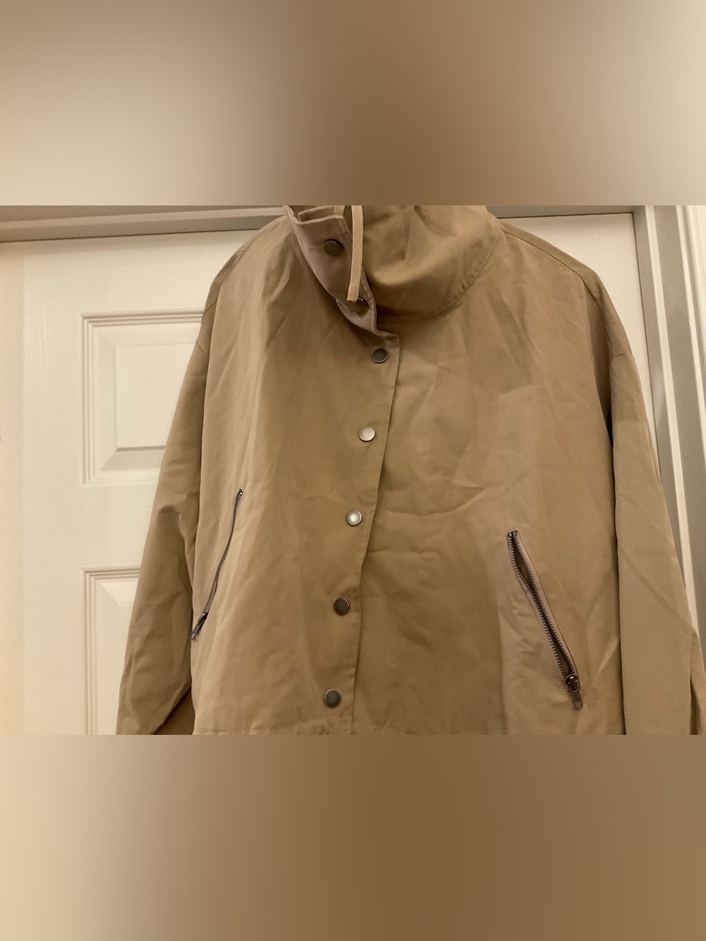 LUVEE Collared Button Up Shacket - Picture 6 of 11